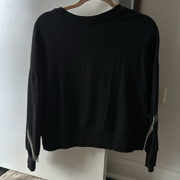 All Saints black chain pullover sweatshirt - Picture 3 of 3